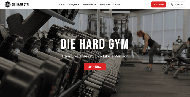 Gym Website
